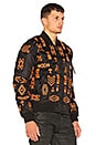 view 3 of 7 Alpha MA-1 Jacket in Black & Orange