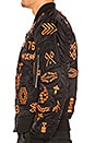 view 6 of 7 Alpha MA-1 Jacket in Black & Orange