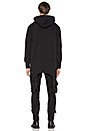 view 4 of 4 SWEAT À CAPUCHE AVEC GLISSIÈRE CAIG in Black