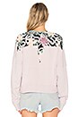view 3 of 4 Flower Wings Crewneck Pullover in Light Pink Multicolor