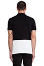view 3 of 5 2 Tone Polo in Black Multi
