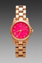 view 1 of 3 Henry Dinky Watch in Rose Gold/Knockout Pink in Rose Gold & Knockout Pink