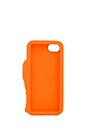 view 3 of 3 Zebra iPhone 5 Case in Orange Multi