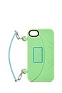 view 1 of 4 Classic Q iPhone Case in Fluoro Mint Multi