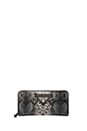 view 1 of 4 Snake Heart Techno Slim Zippy Wallet in Grey Multi
