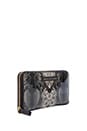 view 3 of 4 Snake Heart Techno Slim Zippy Wallet in Grey Multi