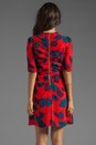 view 4 of 6 Mareika Tulip Dress in Corvette Red Multi