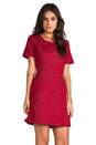 view 3 of 6 Gertrude Wool Dress in Cardinal Red