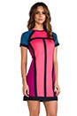 view 2 of 6 Connie Colorblock Dress in Neon Pink