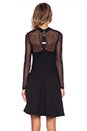 view 3 of 4 Jayden Mesh Mini Dress in Black