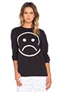 view 1 of 3 Sad Face Sweatshirt in Black Multi