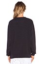 view 3 of 3 Sad Face Sweatshirt in Black Multi
