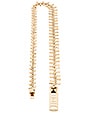 view 2 of 2 Lost & Found Zipper Necklace in Oro