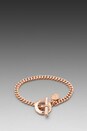 view 3 of 4 Mini Toggle Bracelet in Rose Gold