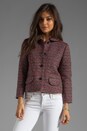 view 2 of 5 Miranda Tweed Jacket in Cambridge Red Multi