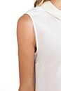 view 6 of 6 Frances Button Down Tank in White Multi