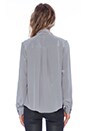 view 3 of 4 Silk Tie Front Blouse in Gull