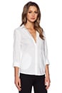 Marc by Marc Jacobs Lyra Washed Poplin Shirt in Wicken White | REVOLVE