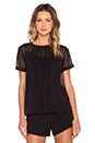 view 1 of 4 Marquee Georgette Top in Black