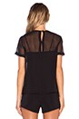 view 3 of 4 Marquee Georgette Top in Black