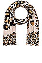 view 2 of 3 Painted Leopard Scarf in Sandbox Multi