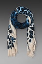 view 2 of 3 Jaguar Scarf in Pacific Blue Multi