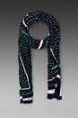 view 2 of 3 Vivie Print Scarf in Black Multi