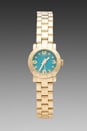 view 1 of 3 Amy Dinky Watch in Aqua/Gold in Aqua & Gold
