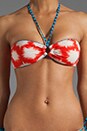 view 4 of 4 Sparks Bandeau Bra in Bright Red