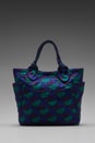 view 2 of 4 Pretty Nylon Etta Print Medium Tote in Jungle Green Multi