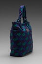 view 3 of 4 Pretty Nylon Etta Print Medium Tote in Jungle Green Multi
