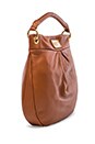 view 3 of 5 BOLSO HOBO CLASSIC Q HILLIER in Smoked Almond