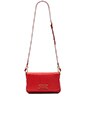view 5 of 5 Too Hot to Handle Flap Percy Bag in Cambridge Red
