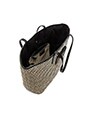 view 5 of 5 Metropolitote Straw 48 Tote in Black