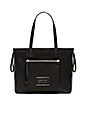 view 1 of 5 Zip It Saffiano Zipper Tote in Black