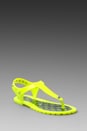 view 1 of 5 Rubber Jelly Thong in Fluor Yellow