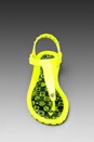 view 5 of 5 Rubber Jelly Thong in Fluor Yellow