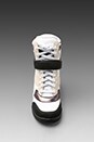 view 5 of 5 Sneaker Wedge in Black/Black/White/Oatmeal in Black & Black & White & Oatmeal