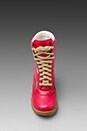 view 5 of 5 Cut Out Wedge Sneaker in Cherry
