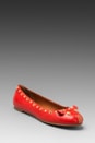 view 1 of 4 Mouse Nappa Ballerina Flat in Red