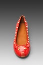 view 4 of 4 Mouse Nappa Ballerina Flat in Red