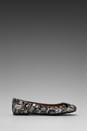 view 1 of 5 Mouse Lace Ballerina Flat in White