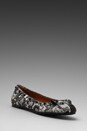 view 2 of 5 Mouse Lace Ballerina Flat in White