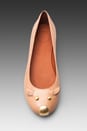 view 3 of 5 Mouse 10mm Ballerina Flat in Nude