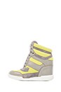 view 5 of 5 Sneaker Wedge in Yellow & Grey