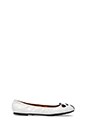 view 1 of 5 BALLERINES MOUSE PATENT in White
