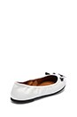 view 4 of 5 BALLERINES MOUSE PATENT in White