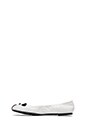 view 5 of 5 BALLERINES MOUSE PATENT in White