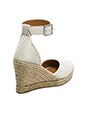 view 4 of 5 Perf Nappa Wedge Espadrille in Talc