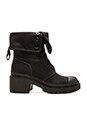 view 1 of 5 BOTTINES STYLE MILITAIRE in Black & Black